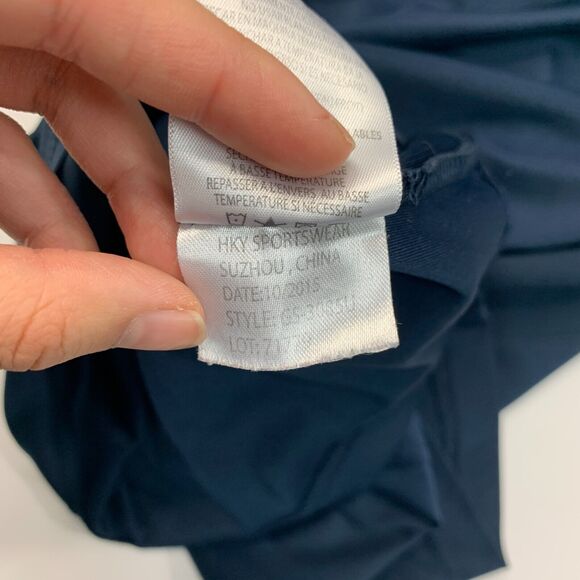 Striker Soccer Team USA T Shirt Mens M Medium Navy Blue V Neck Short Sleeve - Picture 11 of 13